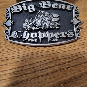 Black and Silver Heavy Gauge Belt Buckle